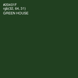 #20401F - Green House Color Image