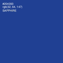 #204093 - Sapphire Color Image