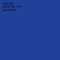 #20419A - Sapphire Color Image