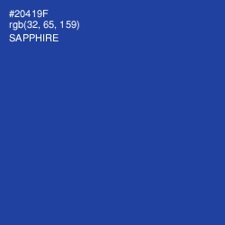 #20419F - Sapphire Color Image