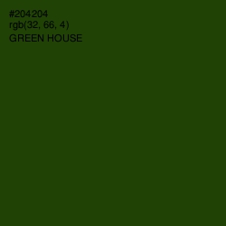 #204204 - Green House Color Image