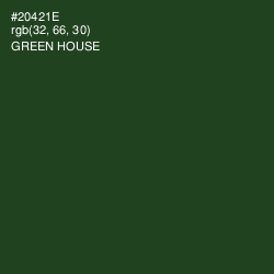 #20421E - Green House Color Image