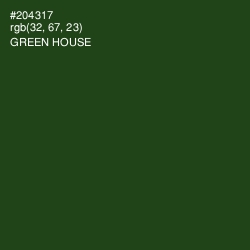 #204317 - Green House Color Image