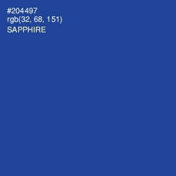 #204497 - Sapphire Color Image