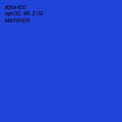 #2044D7 - Mariner Color Image