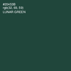 #20453B - Lunar Green Color Image
