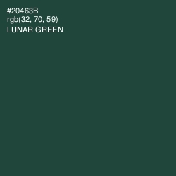 #20463B - Lunar Green Color Image