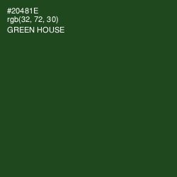 #20481E - Green House Color Image