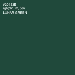 #20483B - Lunar Green Color Image