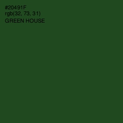 #20491F - Green House Color Image