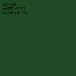 #204A25 - Lunar Green Color Image