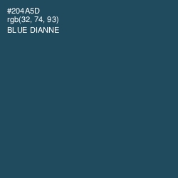 #204A5D - Blue Dianne Color Image