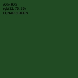 #204B23 - Lunar Green Color Image