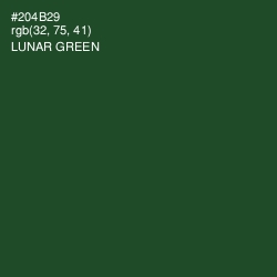 #204B29 - Lunar Green Color Image