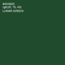 #204B2D - Lunar Green Color Image