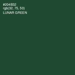 #204B32 - Lunar Green Color Image