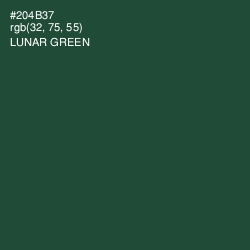 #204B37 - Lunar Green Color Image