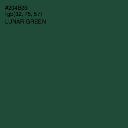 #204B39 - Lunar Green Color Image