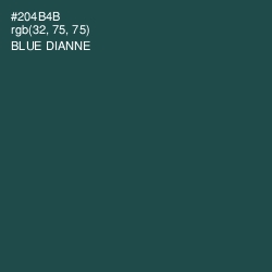 #204B4B - Blue Dianne Color Image