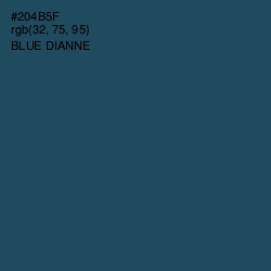 #204B5F - Blue Dianne Color Image