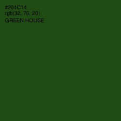 #204C14 - Green House Color Image