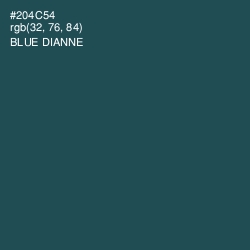 #204C54 - Blue Dianne Color Image