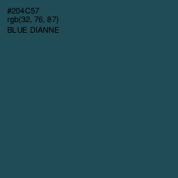 #204C57 - Blue Dianne Color Image