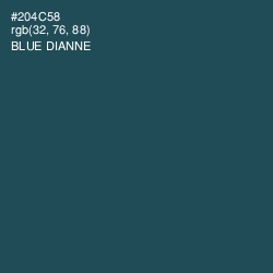 #204C58 - Blue Dianne Color Image