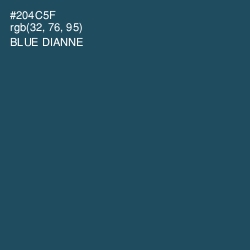 #204C5F - Blue Dianne Color Image