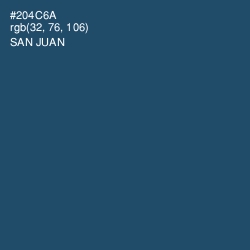 #204C6A - San Juan Color Image