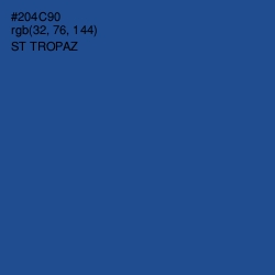 #204C90 - St Tropaz Color Image