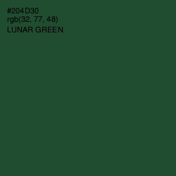 #204D30 - Lunar Green Color Image