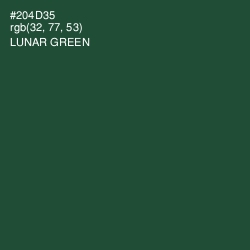 #204D35 - Lunar Green Color Image