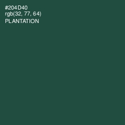 #204D40 - Plantation Color Image