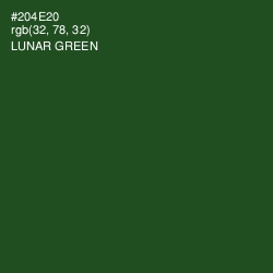 #204E20 - Lunar Green Color Image