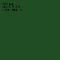 #204E22 - Lunar Green Color Image