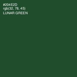#204E2D - Lunar Green Color Image