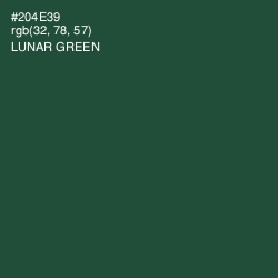 #204E39 - Lunar Green Color Image