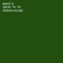 #204F10 - Green House Color Image