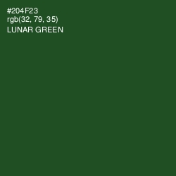 #204F23 - Lunar Green Color Image