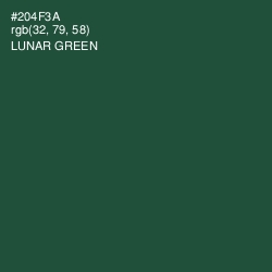 #204F3A - Lunar Green Color Image
