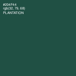 #204F44 - Plantation Color Image