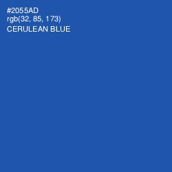 #2055AD - Cerulean Blue Color Image