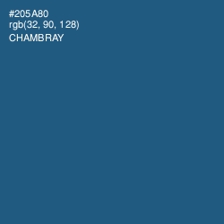 #205A80 - Chambray Color Image