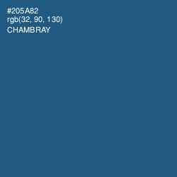 #205A82 - Chambray Color Image