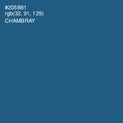 #205B81 - Chambray Color Image