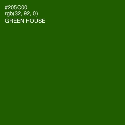 #205C00 - Green House Color Image