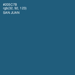 #205C7B - San Juan Color Image