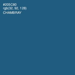 #205C80 - Chambray Color Image