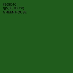 #205D1C - Green House Color Image